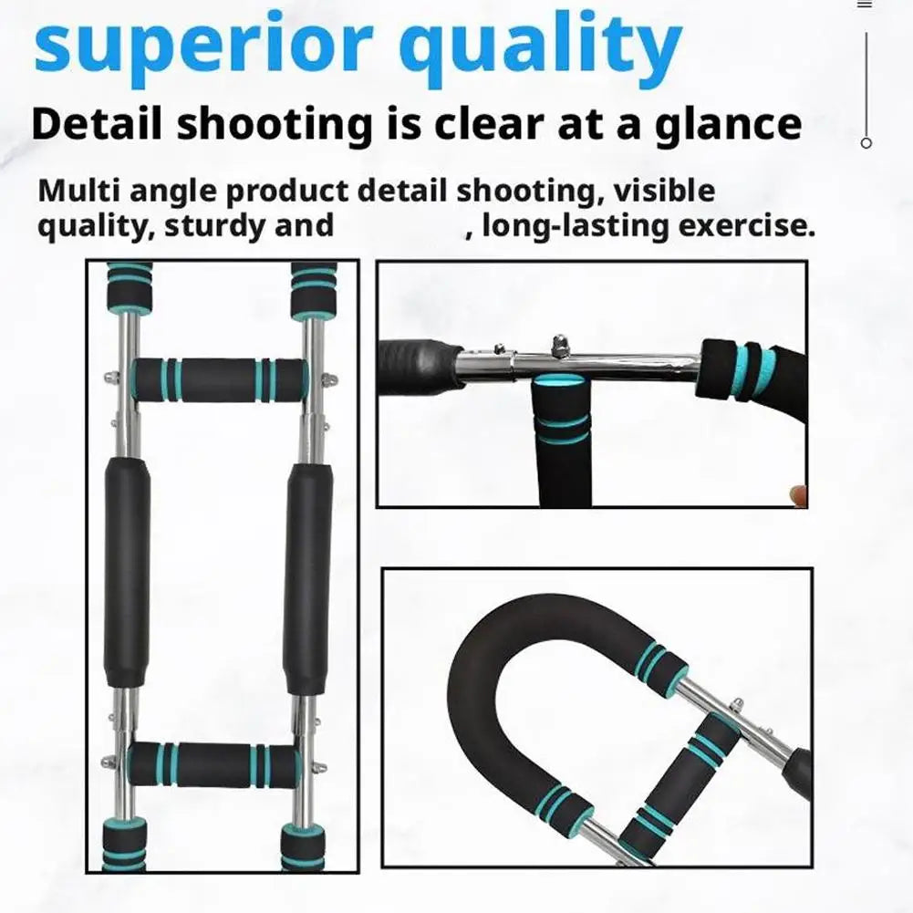 Verstellbarer Armtrainer – tragbares U-förmiges Krafttrainingsgerät für Übungen des Oberkörpers, der Schultern, Arme und Brust.