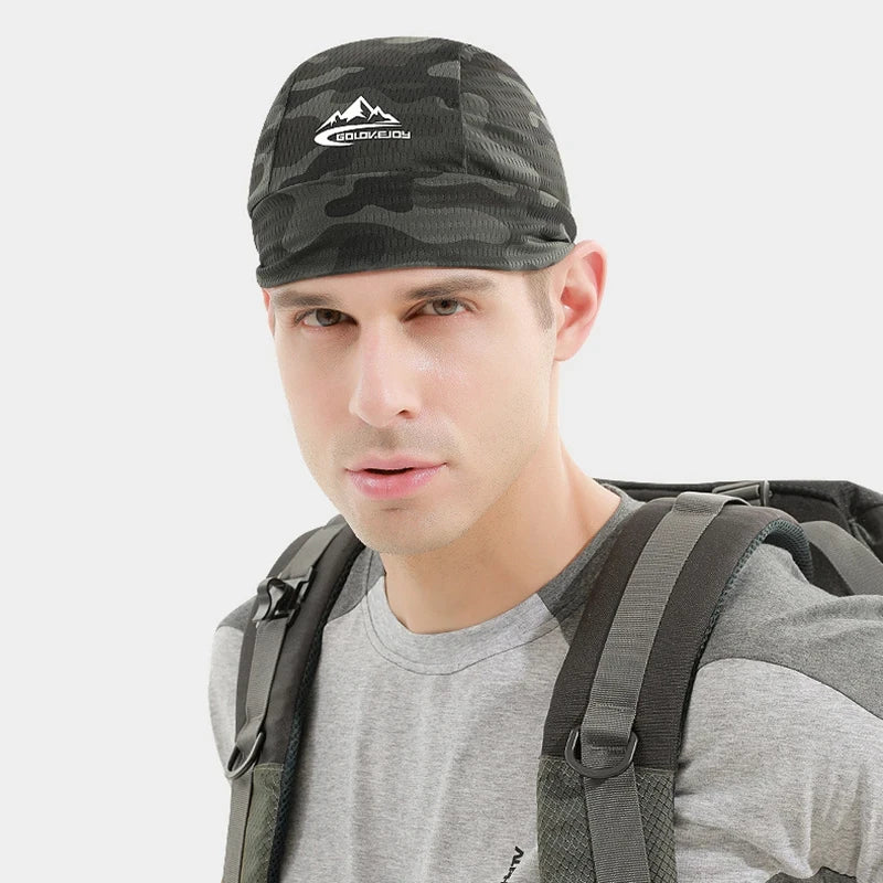 „Kühlende Skull Cap – Helm-Unterziehmütze, atmungsaktiv, schweißableitend, für Radfahren, Sport, Laufen, komfortable Outdoor-Wanderkappe, schnell trocknend