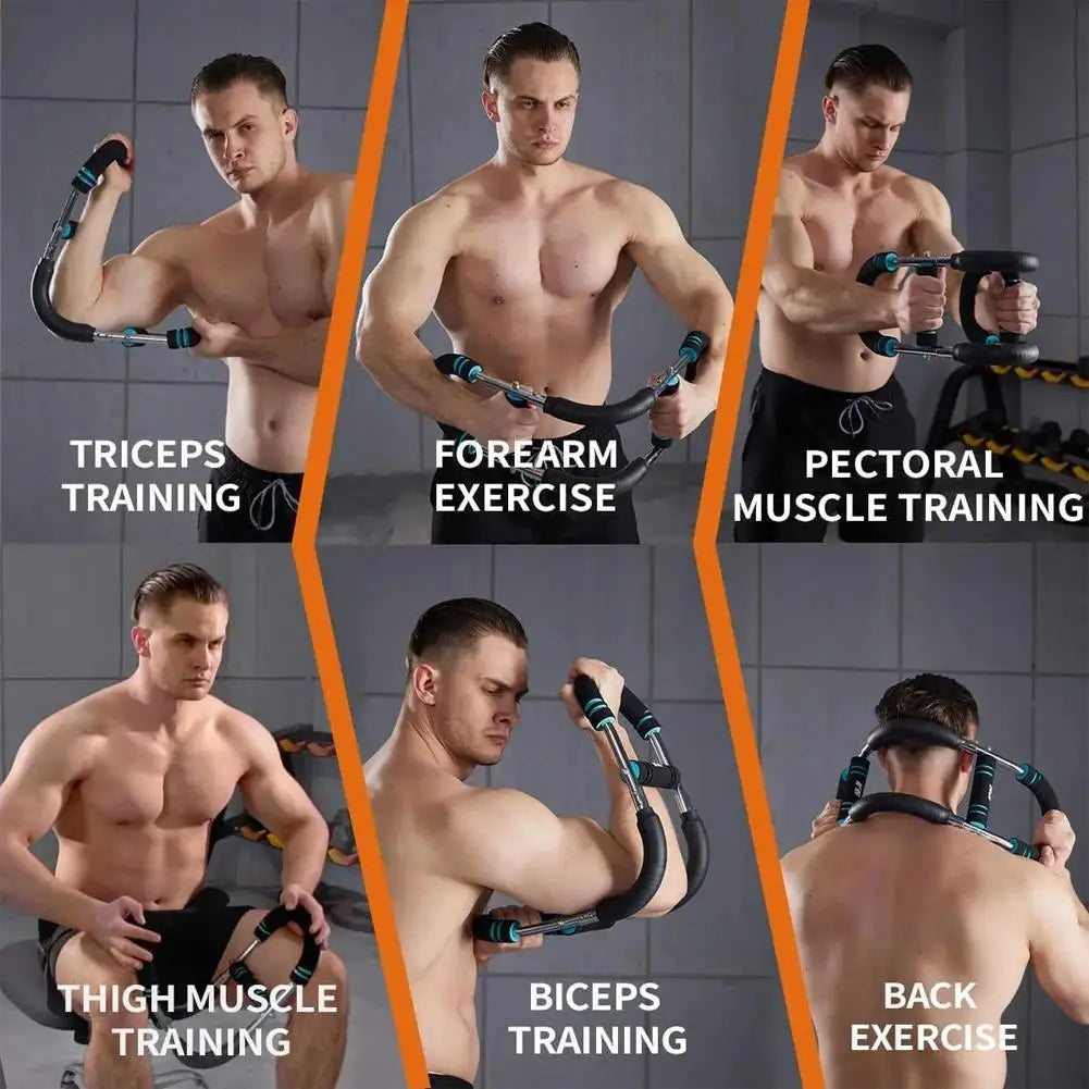 Verstellbarer Armtrainer – tragbares U-förmiges Krafttrainingsgerät für Übungen des Oberkörpers, der Schultern, Arme und Brust.