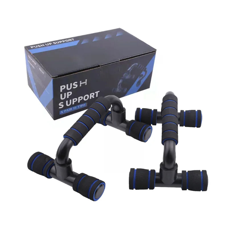 Rutschfeste H-förmige Push-up-Stangen – Heim-Fitness-Power-Rack-Griffe für Liegestütze, Arm- und Brustmuskeltraining