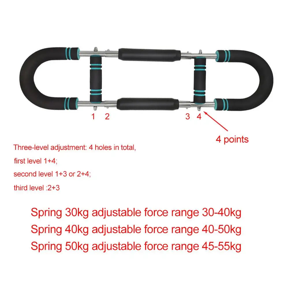 Verstellbarer Armtrainer – tragbares U-förmiges Krafttrainingsgerät für Übungen des Oberkörpers, der Schultern, Arme und Brust.